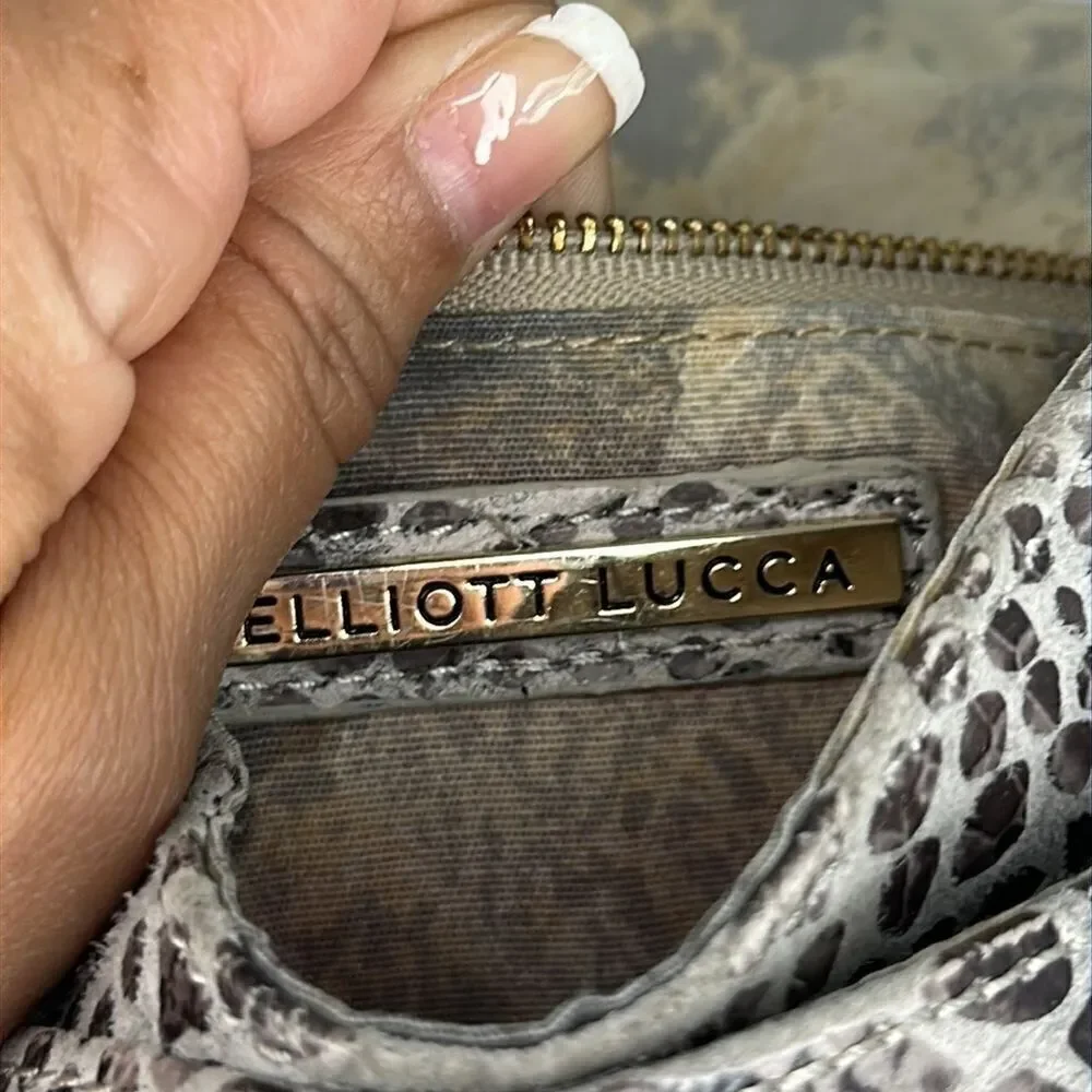 Elliot Luca crossbody snake skin print